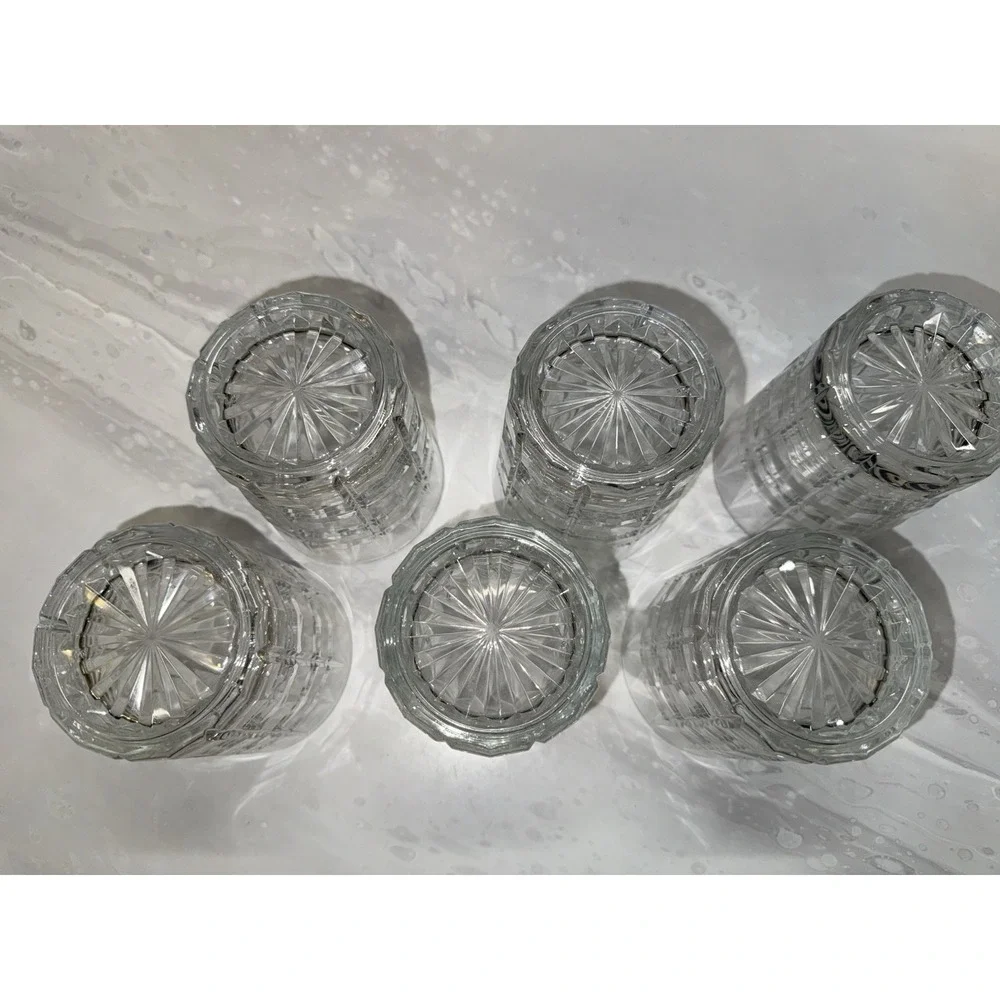 Cristal Darques Durrand Carrolton Double Old Fashioned Glasses (6) Excellent